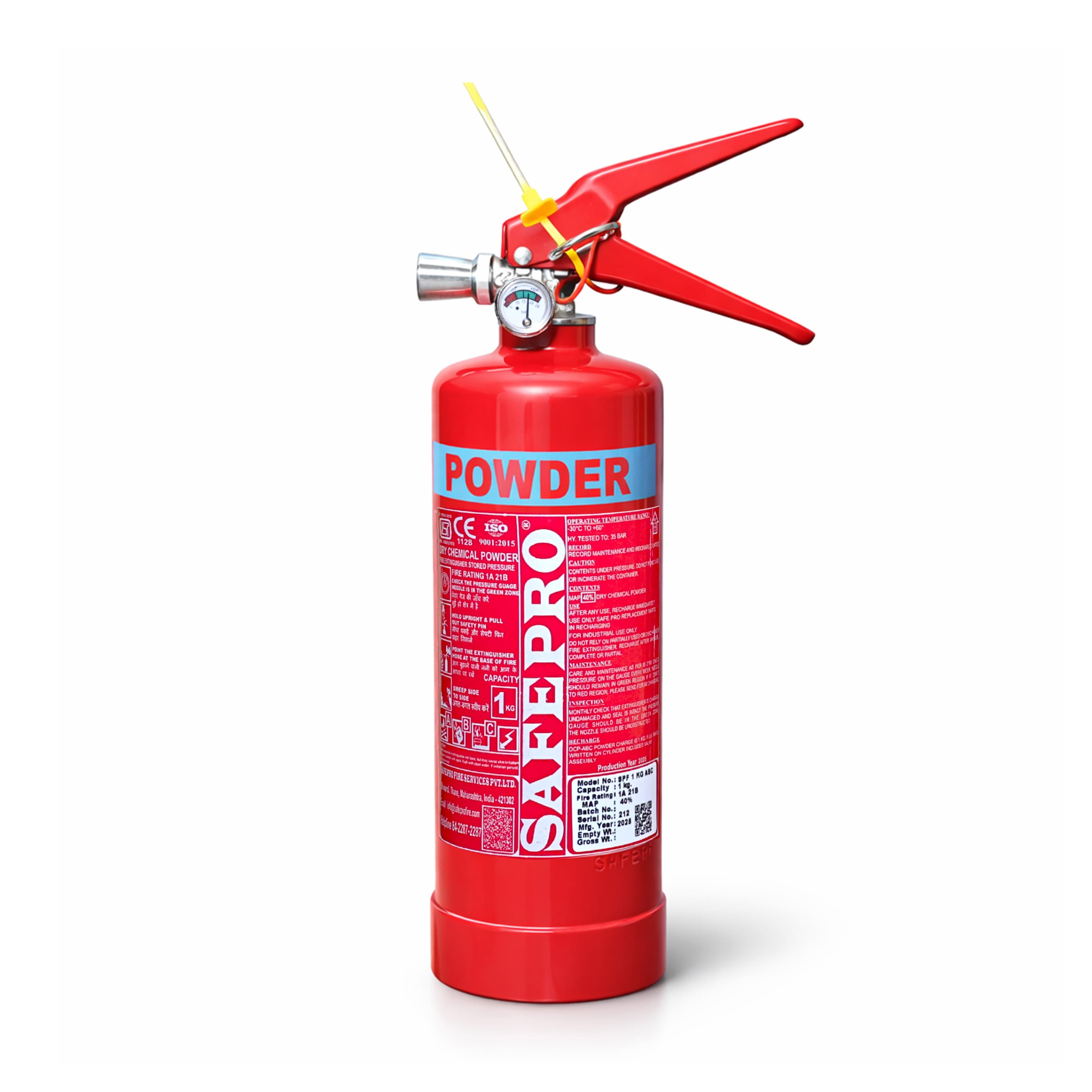 ABC Portable Fire Extinguisher - 1KG