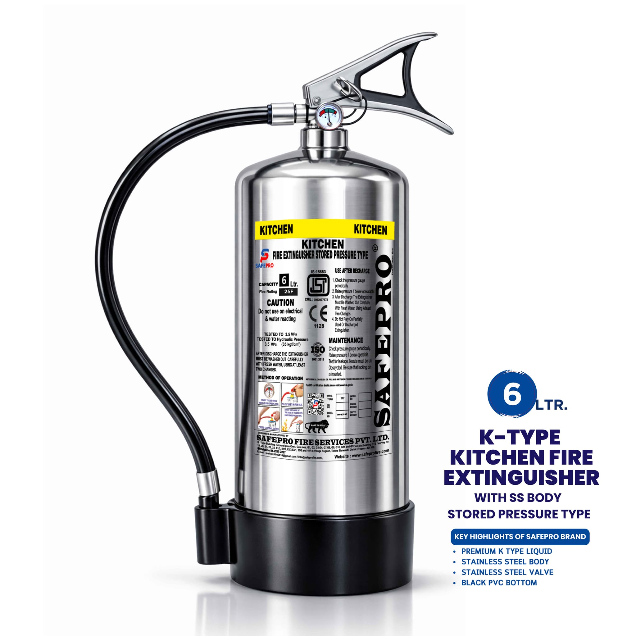 K-Type Kitchen Fire Extinguisher