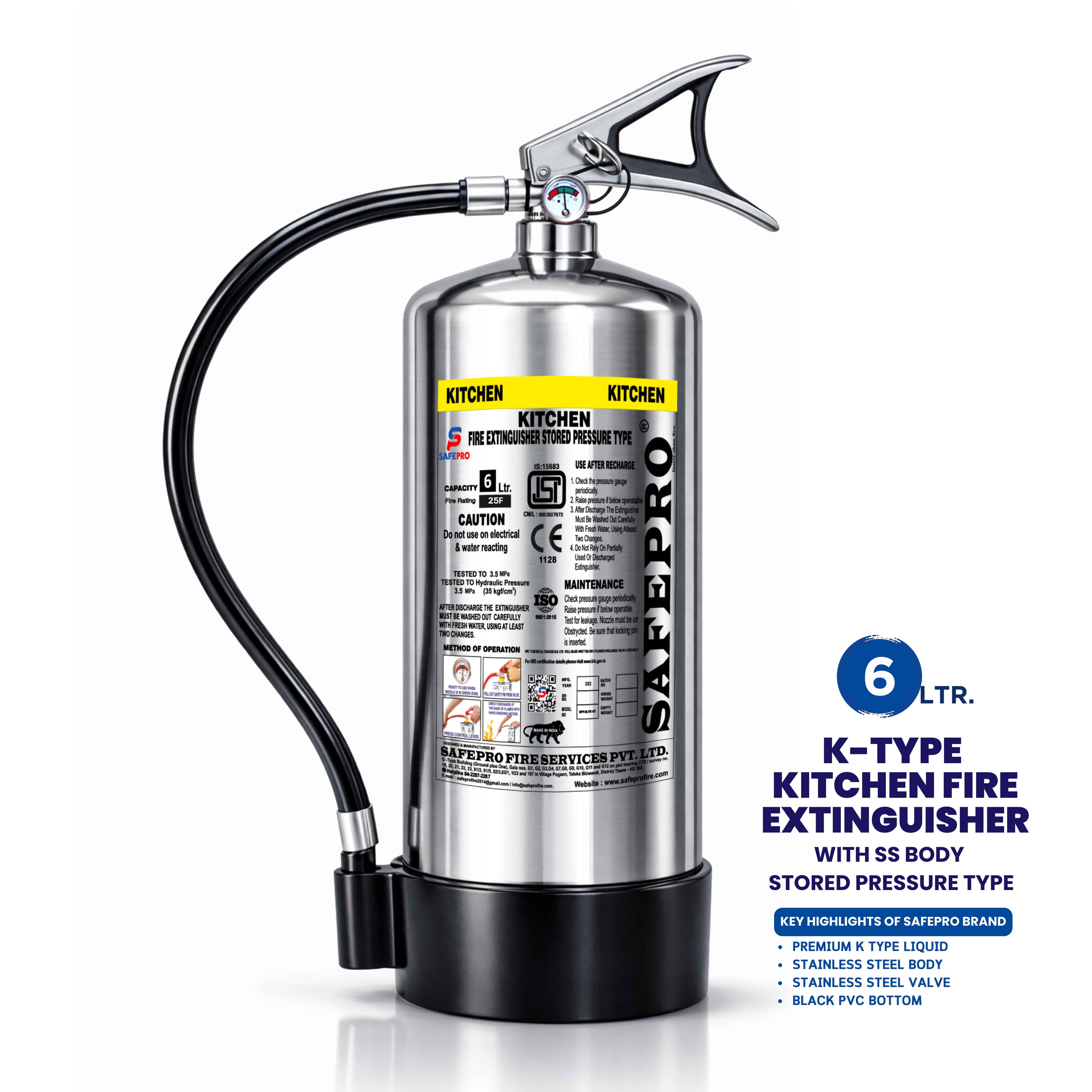 K-Type Kitchen Fire Extinguisher